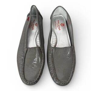 Marc Joseph Women’s Leather Slip-Ons | Silver